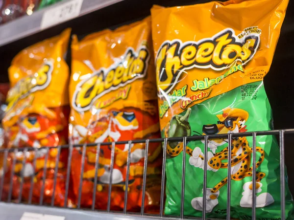 Manila Filipiny Wrzesień 2020 Cheetos Marka Przekąsek Frito Lay Oryginalne — Zdjęcie stockowe