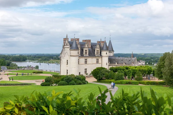 Ambóise Indre Loire França Junho 2018 Vista Castelo Amboise Vale — Fotografia de Stock