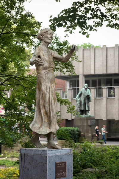 Roermond Limburg Holandia Czerwca 2018 Rzeźby Centralnym Placu Miasta — Zdjęcie stockowe
