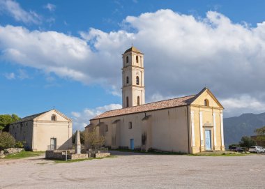 İki kilise, Korsika Köyü, San Antonino, Fransa