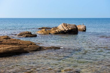 Corsica, Fransa'nın adanın taşlı shore