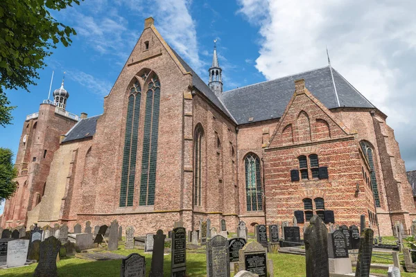 Workum Friesland Netherlands Июля 2020 Года Вид Знаменитую Церковь Гертрудиса — стоковое фото