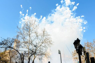 Kutlama Valencia İspanya