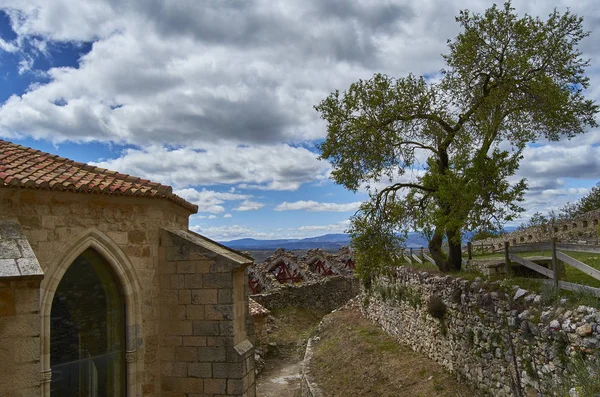 Średniowieczne miasto Morella, Castellon w Hiszpanii — Zdjęcie stockowe