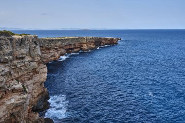 Balear adalarıturkuaz deniz Akdeniz ile Formentera Plajı