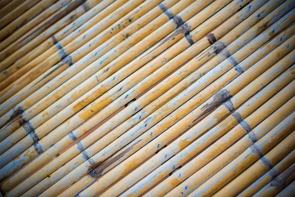 Bambu Dokusu Bambu Kamışı Çiti Evin Çiti Bambudan Yapılmıştır Doğal — Stok fotoğraf
