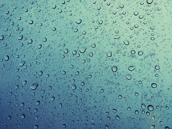 Beautiful Raindrops Window Raindrops Vapor Trough Glass Abstract Raindrops Mirror — Stock Photo, Image