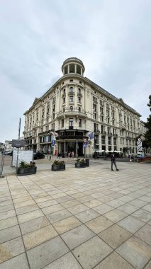 Polonya 'nın başkenti Varşova' da Eski Şehir Meydanı