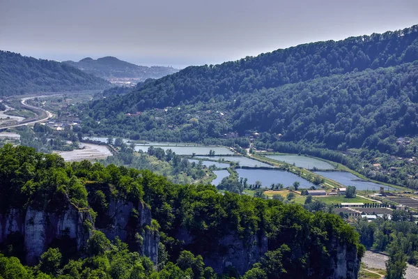 Sochi Kafkasya Dağlarında Akhshtyr Gorge — Stok fotoğraf