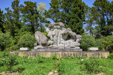 Sochi. Botanik Bahçesi. Park meyve bahçeleri ve gezi tatil