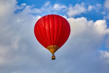 Zheleznovodsk. Airshow. Sıcak hava balonu rides
