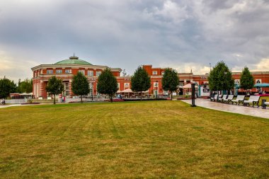 Moskova. Tsaritsino Müzesi. Sarayı ve Parkı karmaşık