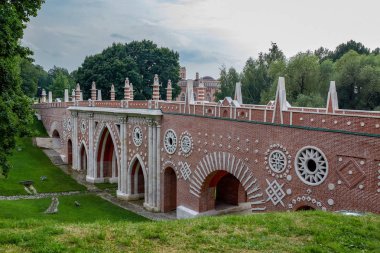 Moskova. Tsaritsino Müzesi. Sarayı ve Parkı karmaşık
