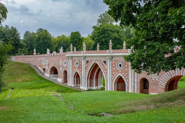 Moscow Tsaritsino Museum Palace Park Complex — Stock Photo, Image