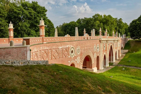 Moscow Tsaritsino Museum Palace Park Complex — Stock Photo, Image