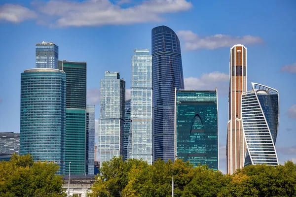 Moskou Moscow City Het Bedrijfscentrum — Stockfoto