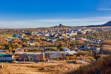 Kuzey Kafkasya. Mount Scabby görüntüleyin. Lermontov'un şehir