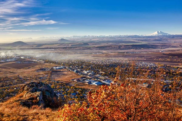 Βόρεια Καύκασος Θέα Από Όρος Scabby Όρη Του Καυκάσου — Φωτογραφία Αρχείου