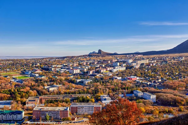 Nordkaukasien Blick Vom Schäbigen Berg Die Stadt Lermontov — Stockfoto