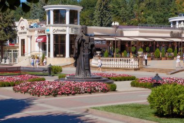 Kislovodsk. Kentsel peyzaj. Resort Bulvarı.