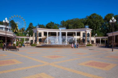 Kislovodsk. Kentsel peyzaj. Resort Bulvarı.