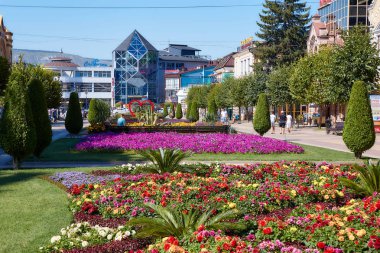 Kislovodsk. Kentsel peyzaj. Resort Bulvarı.