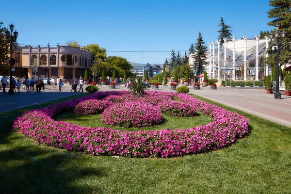 Kislowodsk Stadtlandschaft Erholungsboulevard — Stockfoto