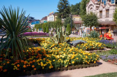 Kislovodsk. Kentsel peyzaj. Resort Bulvarı.