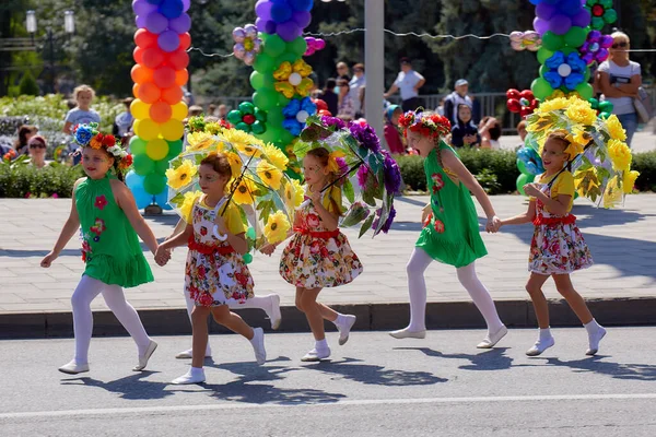 Pyatigorsk Vacances Jour Ville Carnaval Des Fleurs — Photo