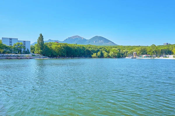 Zheleznovodsk Parco Cittadino Park Lake Progettazione Del Paesaggio — Foto Stock