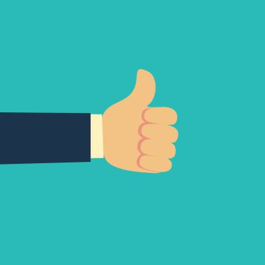 başparmak vektör simgesi.