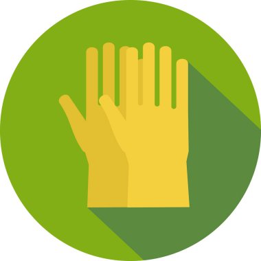 Bir arka plan üzerinde lastik eldiven.