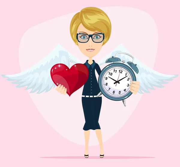 Time to love. — Stock Vector