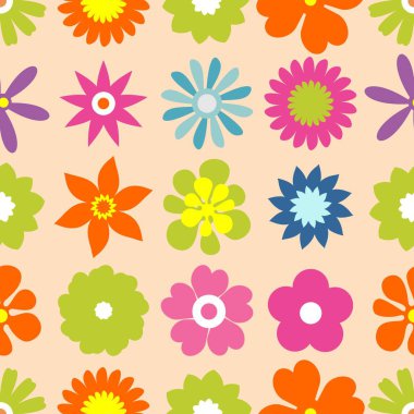 Kusursuz çiçek deseni.