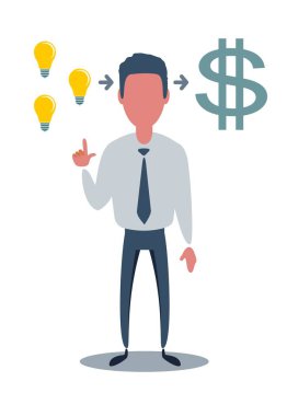 İnsan para içinde bir fikir üretir.