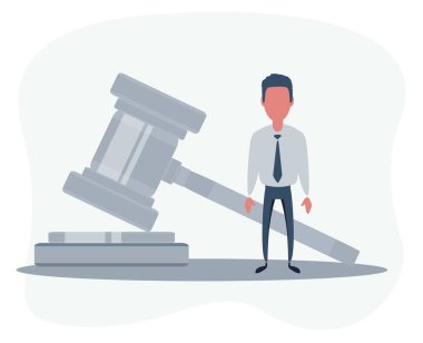 İş adamları ve yaşlı yargıçlar yargı ve adalet için çekiç kullanacaklar.