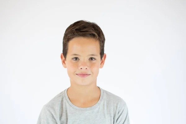 Kleiner Hübscher Junge Posiert Studio Foto Des Vorschulkindes Jahre Alt — Stockfoto