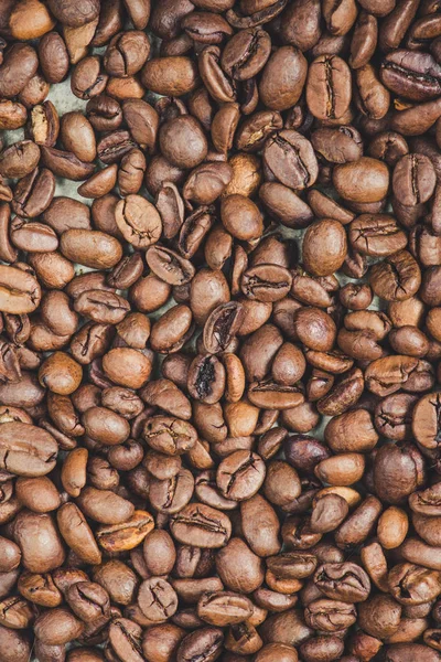 Szemes Kávé Rossz Gabona Arabica Robusta Keverék Pörkölt Kávé Gabona — Stock Fotó