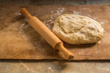 hamur-yumuşak ve gür (fırın ürünleri) hasat. Gıda arka plan