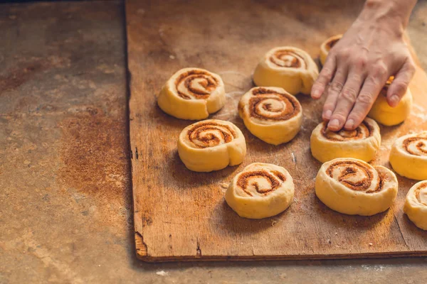 Testo Cosecha Suave Exuberante Productos Panadería Antecedentes Alimentarios — Foto de Stock