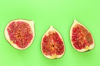 figs.healthy food (meyve vitaminleri, sağlıklı gıda) menü konsepti. gıda arka plan. kopya alanı. Üstte görüntü