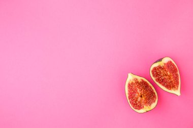 figs.healthy food (meyve vitaminleri, sağlıklı gıda) menü konsepti. gıda arka plan. kopya alanı. Üstte görüntü
