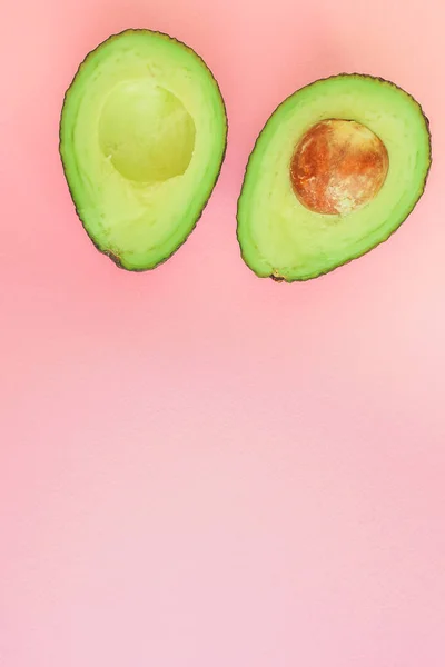 Avocado Groen Rijp Fruit Vitaminen Top Menu Concept Voedsel Achtergrond — Stockfoto