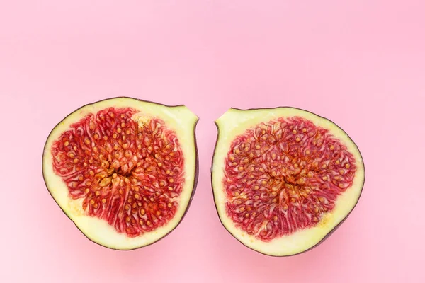 figs.healthy food (fruit vitamins, wholesome food) menu concept. food background. copy space. Top view