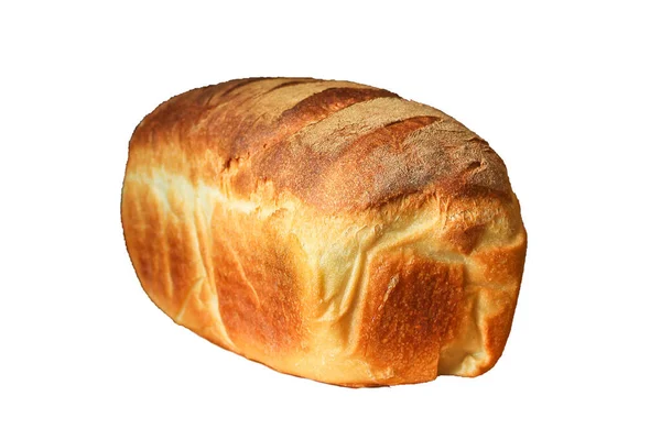 Breadwhite Golden Fresh Wheat Bakingmenu Concept Serving Size Food Background — Stock Photo, Image