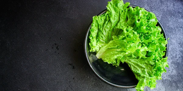 Sallad Blad Sallad Grönsaker Meny Koncept Hälsosam Mat Mat Bakgrund — Stockfoto