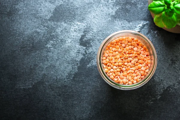 Lentejas Frijol Conjunto Productos Concepto Menú Tamaño Porción Fondo Alimentos —  Fotos de Stock