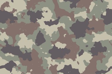 Kamuflaj seamless modeli. Son moda stil camo, tekrar Yazdır. Vektör çizim.