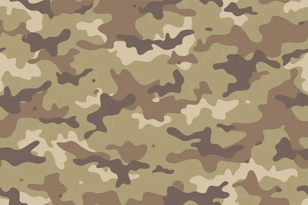 Camouflage Seamless Pattern Trendy Style Camo Repeat Print Vector Illustration — Stock Vector