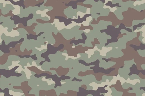 Camouflage Motif Sans Couture Camo Style Tendance Imprimé Répété Illustration — Image vectorielle